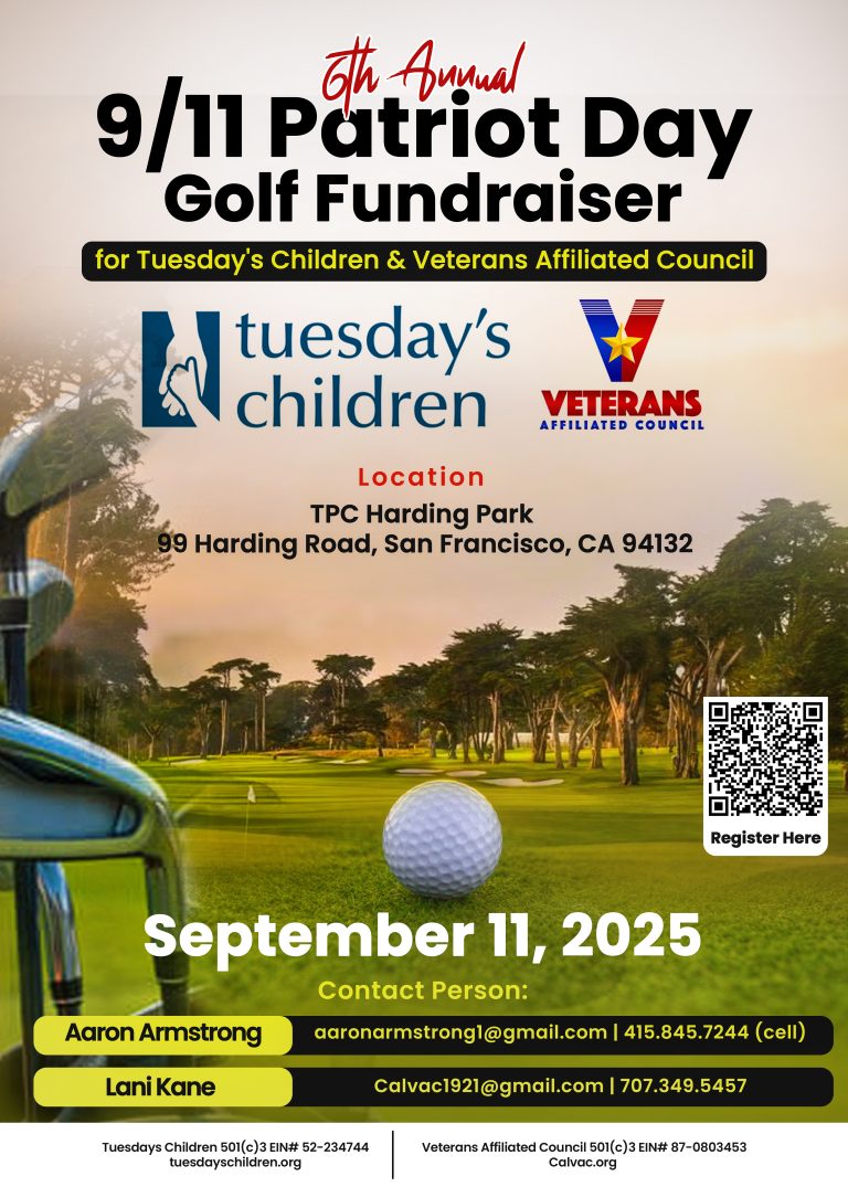 9/11/25 Golf Tournament flyer